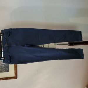 Warp+Weft dark teal skinng jeans